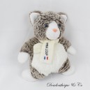 CMP Katze Plüsch Weiß Souvenir Plüsch Schal "PRALOUP" 25 cm