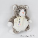 CMP Katze Plüsch Weiß Souvenir Plüsch Schal "PRALOUP" 25 cm