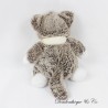 CMP Katze Plüsch Weiß Souvenir Plüsch Schal "PRALOUP" 25 cm