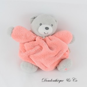 KALOO Federball Ball Kuscheltier, Lachs Pink und Grau, 17 cm