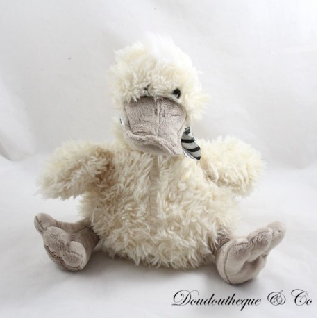 Sciarpa a righe BUKOWSKI in peluche d'anatra Sciarpa a righe BUKOWSKI in peluche d'anatra