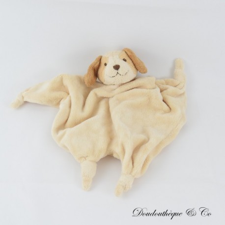 BUKOWSKI braun beige rautenförmiges Hundekuscheltier 27 cm