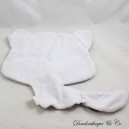 Waschbär flaches Kuscheltier PRADEL FRANCE grau schwarz 30 cm