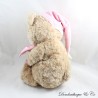 Beige TOYS'R'US Bär Plüschmütze und rosa Schlafdecke 37 cm