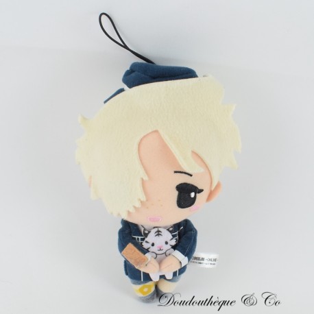 Peluche Doll K Pop JMBEAR ONLINE cheveux blonds tigre blanc 2015 17 cm Peluche Doll K Pop JMBEAR ONLINE cheveux blonds tigre blanc 2015 17 cm