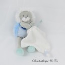 Löwe Einstecktuch Kuscheltier DOUDOU ET COMPAGNIE Artik Cool blau weiß 23 cm DC3371