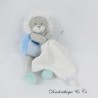 Löwe Einstecktuch Kuscheltier DOUDOU ET COMPAGNIE Artik Cool blau weiß 23 cm DC3371