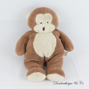 GIPSY Affe Plüsch braun ecru Bauch 35 cm
