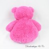 Stoffbär sitzender Teddybär rosa bestickter Teddybär 30 cm