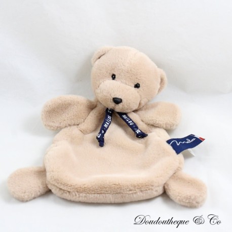 Flaches Bär Kuscheltier MAÏLOU Dorlotin beige made in France 24 cm Flaches Bär Kuscheltier MAÏLOU Dorlotin beige made in France 24 cm