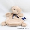 Flaches Bär Kuscheltier MAÏLOU Dorlotin beige made in France 24 cm