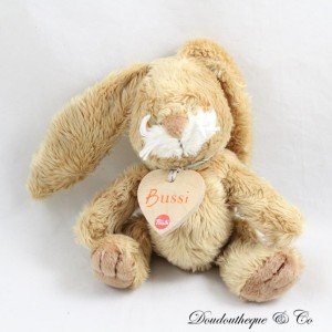 Medallón de corazón de madera de peluche de conejo marrón TRUDI Bussi 18 cm