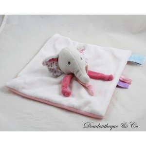 Flaches Hagebutten-Kuscheltier Elefant BABY NAT' Edgar und rosa Hagebutte BN0517
