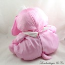 Ausgestopftes Kaninchen Bär Hund FISHER PRICE Puffalump Rosa Fallschirm Leinwand Vintage 40 cm