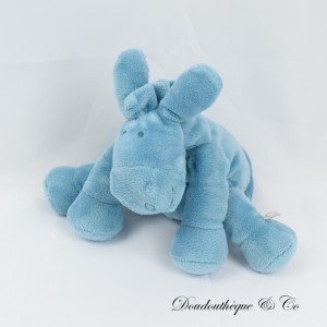 Paco NOUKIE'S blaues Pferd sitzender Esel Plüsch 20 cm