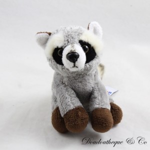 UNI TOYS graubrauner Waschbär Plüsch