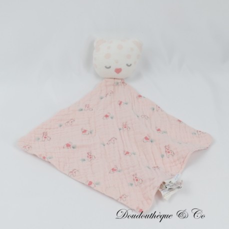 Flache Decke Bär OBAIBI OKAIDI Rose Nase Herz Muster Savanne 30 cm