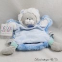 Löwenpuppe Kuscheltier DOUDOU ET COMPAGNIE Artik Cool blau weiß 27 cm DC3328