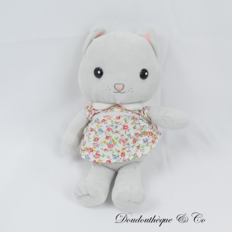 Kuschelkatze FARM FAMILY Blumenkleid 22 cm