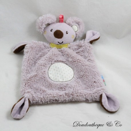 Koala Flache Decke LOVELYBABY Toys BBSKY Lila Braun Glocke 28 cm Koala Flache Decke LOVELYBABY Toys BBSKY Lila Braun Glocke 28 cm