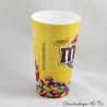M&M'S ECOCUP Werbung Schokolade Gelb und Rot Plastikbecher 14 cm