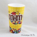 M&M'S ECOCUP Werbung Schokolade Gelb und Rot Plastikbecher 14 cm