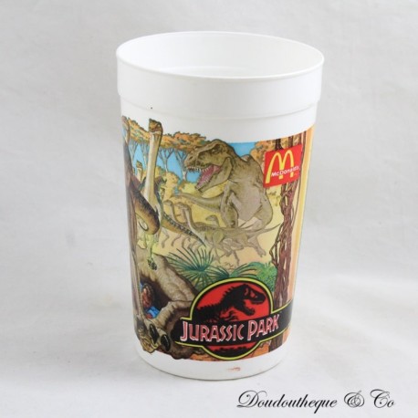 Jurassic Park UNIVERSAL CITY STUDIOS McDonald's Gallimimus Vintage 1992 Werbebecher Jurassic Park UNIVERSAL CITY STUDIOS McDonald's Gallimimus Vintage 1992 Werbebecher