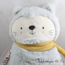 CADES grau senf bandana katzen plüsch