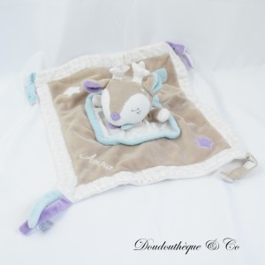Haselnuss Reh SAUTHON Love beige Bauch flach Kuscheltier 28 cm