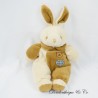BRAURS-HEITMANS Hase Plüsch Braun und beige Bärenkopf Stickerei 23 cm
