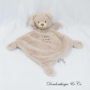 Flaches Kuscheltier NICOTOY beige Diamantbär Ich bin neu hier Simba Spielzeug 33 cm