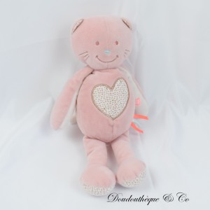 Katze Minouchka Katze Plüsch NOUKIE'S Charlie & Minouchka Rosa Herz 29 cm