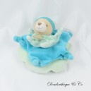 Bär Kuscheltier DOUDOU ET COMPAGNIE Carambole bleu vert 16 cm