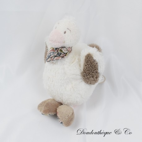 Straußenplüsch DIMPEL Gans, Henne oder Ente weiß und braun 20 cm Straußenplüsch DIMPEL Gans, Henne oder Ente weiß und braun 20 cm