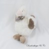 Straußenplüsch DIMPEL Gans, Henne oder Ente weiß und braun 20 cm