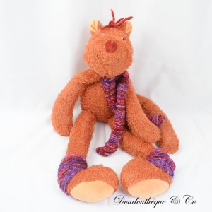 Katzenplüsch MOULIN ROTY Collection La Bande à Polo orange 53 cm