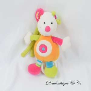 Musikalische Maus Plüschtier BABYSUN orange pink 17 cm