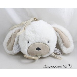 Peluche musicale coniglietto DOUDOU ET COMPAGNIE mobile d'éveil bianco beige 26 cm