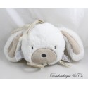 Musikalisches Kuscheltier Hase DOUDOU ET COMPAGNIE Mobile d'éveil weiß beige 26 cm