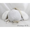 Musikalisches Kuscheltier Hase DOUDOU ET COMPAGNIE Mobile d'éveil weiß beige 26 cm