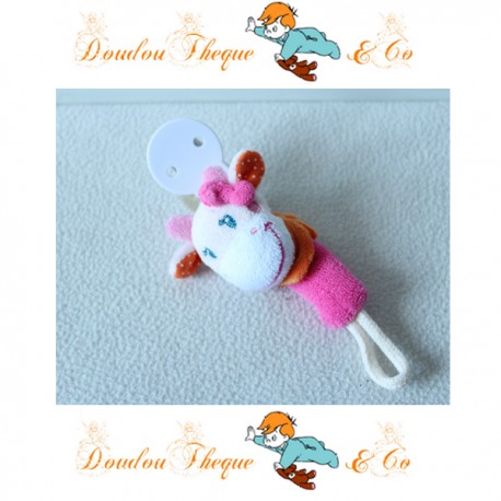 Doudou plat Zebre blanc KIABI / NICOTOY cercle foulard Doudou plat Zebre blanc KIABI / NICOTOY cercle foulard