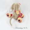 Hundeplüsch Bibombl DIDDL Schal und Gamaschen rot 20 cm