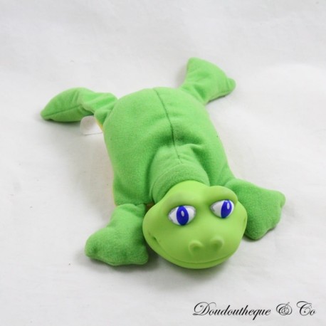 Vintage Frosch Grün Bandai Plüschkopf Weicher Kunststoff Croak 22 cm Vintage Frosch Grün Bandai Plüschkopf Weicher Kunststoff Croak 22 cm