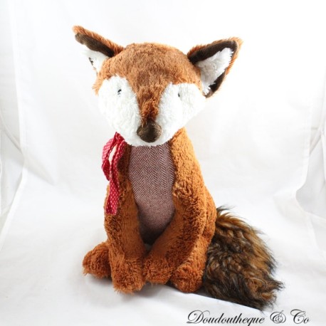 Orange SIA Fuchs Plüschschal rot buschiger Schwanz lang braun 35 cm Orange SIA Fuchs Plüschschal rot buschiger Schwanz lang braun 35 cm