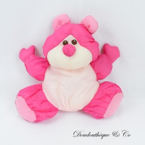 Stoffbär SANS MARQUE Stil Puffalump Rose Fallschirm Leinwand Vintage 30 cm