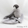 Pinguin Einstecktuch Kuscheltier JELLYCAT London grau weiß 40 cm