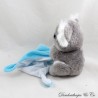 Kuscheltier Koala PLUSH & CO graues Einstecktuch blau große Augen 20 cm