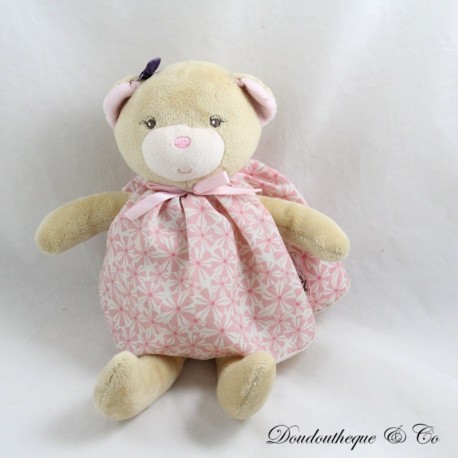Stoffbär KALOO Petite Rose rosa Blumenkleid Puppe 26 cm Stoffbär KALOO Petite Rose rosa Blumenkleid Puppe 26 cm