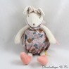 Plüsch Rassel Lala Maus MOULIN ROTY Once Upon a Time Beige Rosa Blumenglocke 23 cm