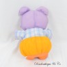 Ausgestopfter Bär Fallschirm Leinwand Vintage Puffalump Stil Plaid rosa blau 30 cm